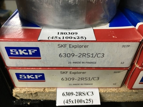 Подшипник 6309-2RS1/C3 (45х100х25) SKF