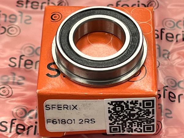 Подшипник F61801-2RS SFERIX размеры 12*21/23*5