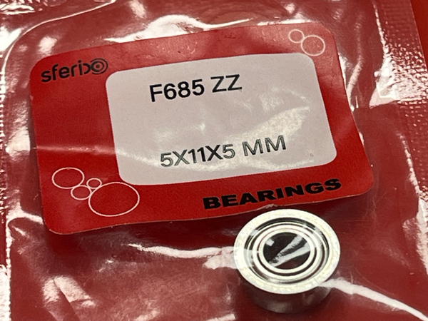 Подшипник F685-ZZ SFERIX размеры 5x11/12,5x5