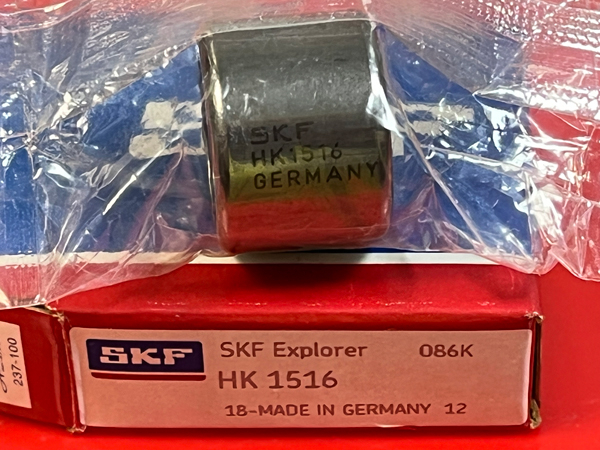 Подшипник HK1516 SKF аналог СК152116 размеры 15x21x16