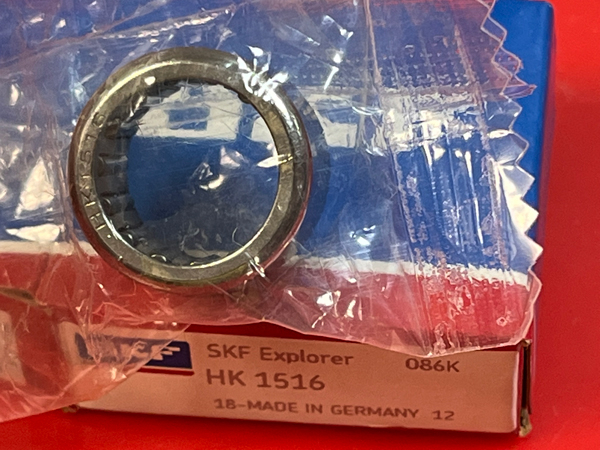 Подшипник HK1516 SKF размеры 15*21*16