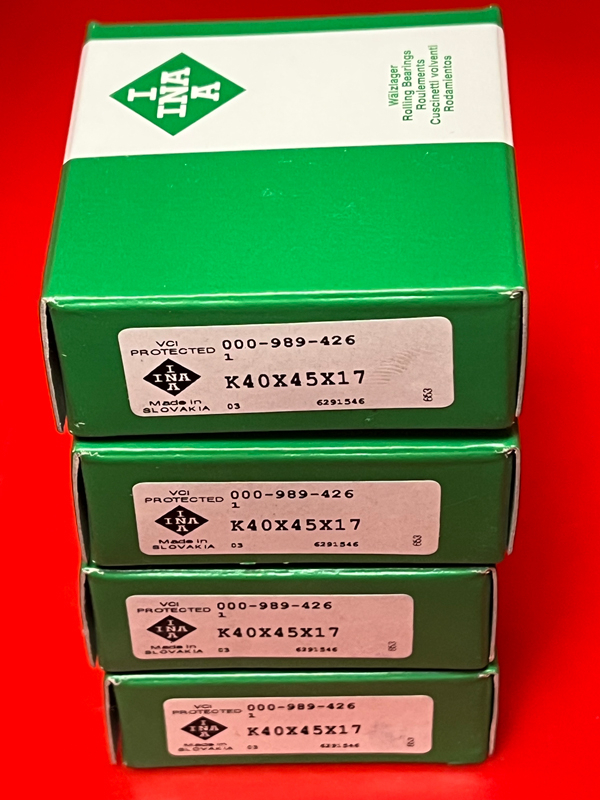 Подшипник K40x45x17 INA аналог К404517 размеры 40*45*17
