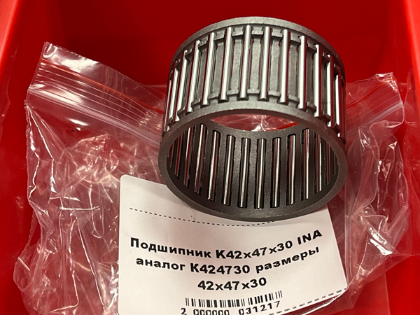 Подшипник K42x47x30 INA аналог К424730 размеры 42x47x30