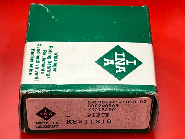 Подшипник K8x11x10 INA аналог К081110 размеры 8x11x10
