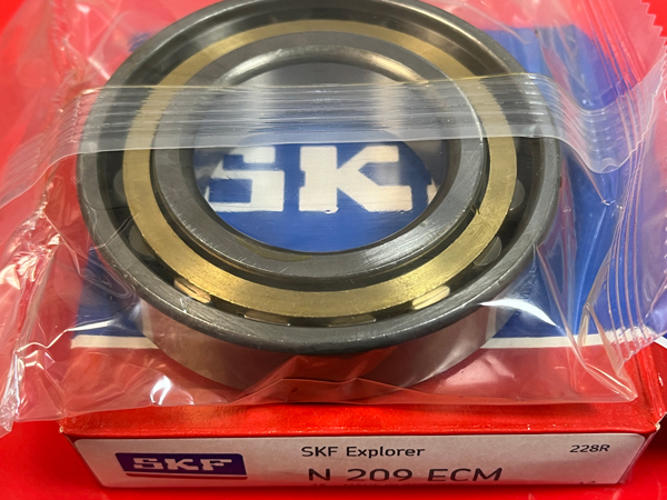 Подшипник N209 ECM SKF аналог 2209 Л размеры 45/85/19