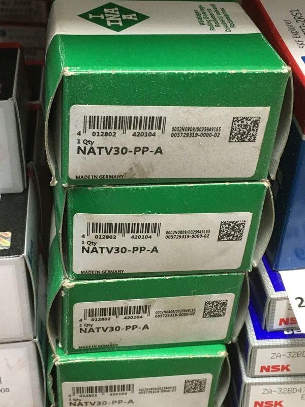 Подшипник NATV 30-PP-A INA размер 30х62х29