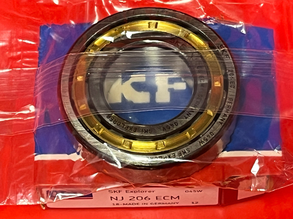 Подшипник NJ206 ECM SKF аналог 42206Л размеры 30x62x16