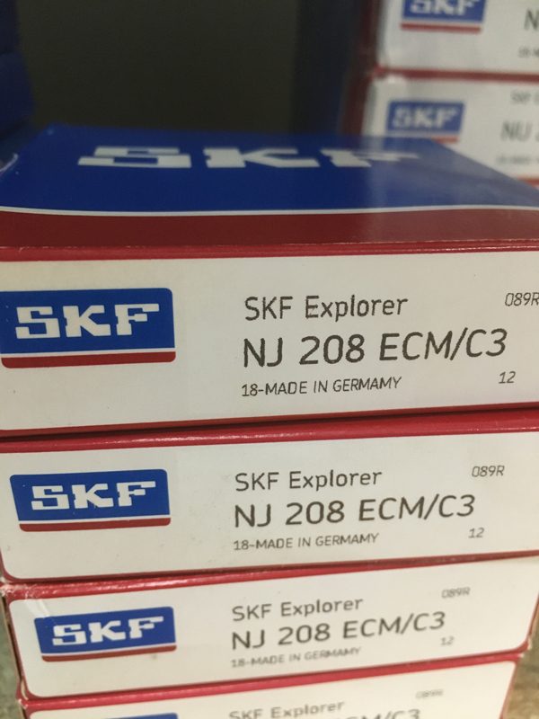 Подшипник NJ208 ECM/C3 SKF аналог 42208 Л размеры 40х80х18