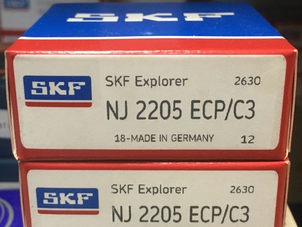 Подшипник NJ2205 ECP/C3 SKF аналог 42505 размеры 25*52*18