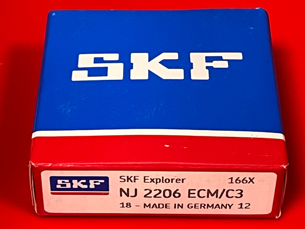 Подшипник NJ2206 ECM/C3 SKF аналог 30-42506Л размеры 30*62*20