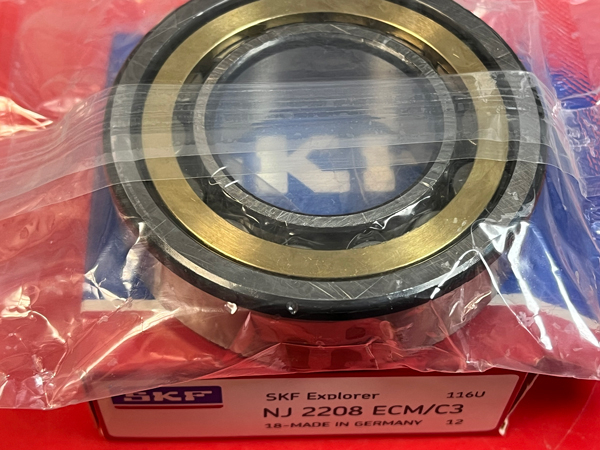 Подшипник NJ2208 ECM/C3 SKF аналог 42508Л размеры 40/80/23