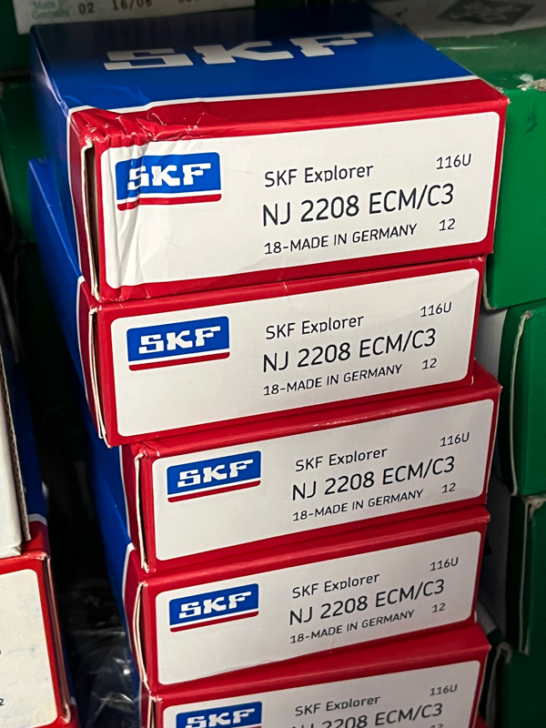 Подшипник NJ2208 ECM/C3 SKF аналог 42508Л размеры 40x80x23