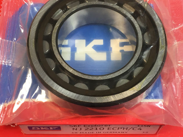 Подшипник NJ2210 ECPH/C4 SKF размеры 50*90*23