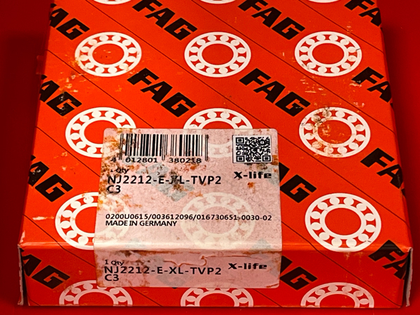 Подшипник NJ2212-E-XL-TVP2-C3 FAG аналог 30-42512Е размеры  60*110*28