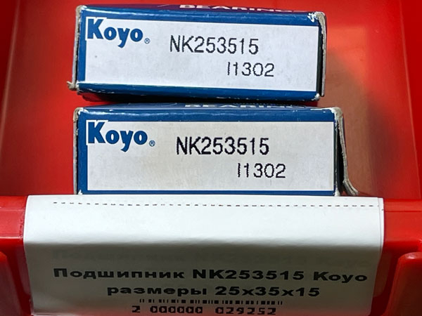 Подшипник NK253515 Koyo размеры 25*35*15