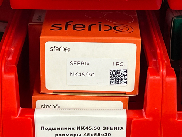 Подшипник NK45/30 SFERIX размеры 45*55*30