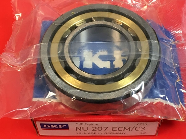 Подшипник NU207 ECM C3 SKF аналог 32207 Л размеры 35*72*17