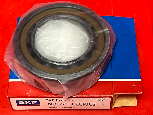 Подшипник NU2210 ECP/C3 SKF аналог 30-32510Е размеры 50x90x23