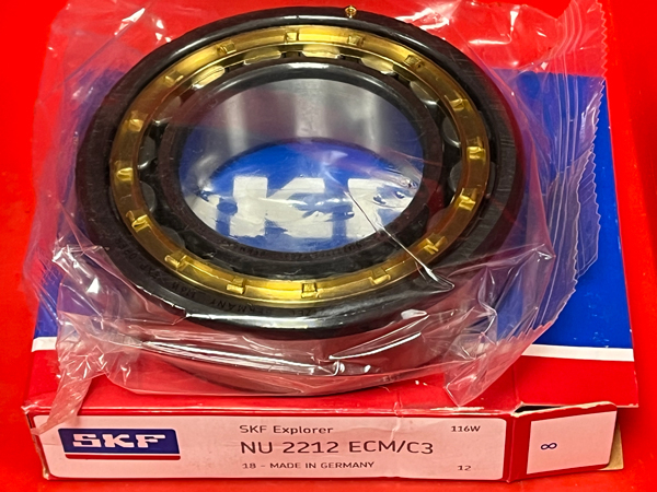 Подшипник NU2212 ECM/C3 SKF аналог 30-32512Л размеры 60x110x28