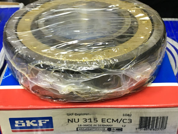Подшипник NU315 ECM/C3 SKF аналог 30-32315Л размеры 75x160x37