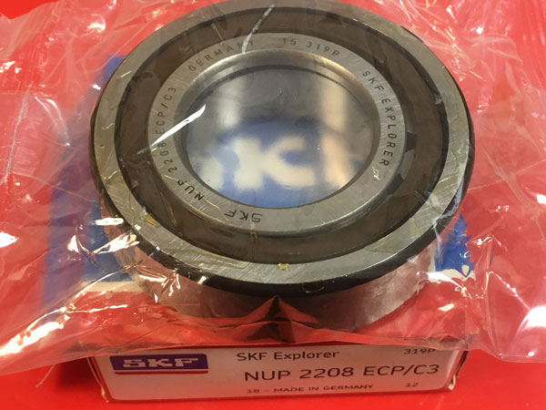 Подшипник NUP2208 ECP/C3 SKF аналог 92508 размеры 40х80х23