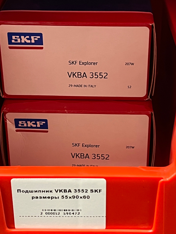 Подшипник VKBA 3552 SKF размеры 55*90*60